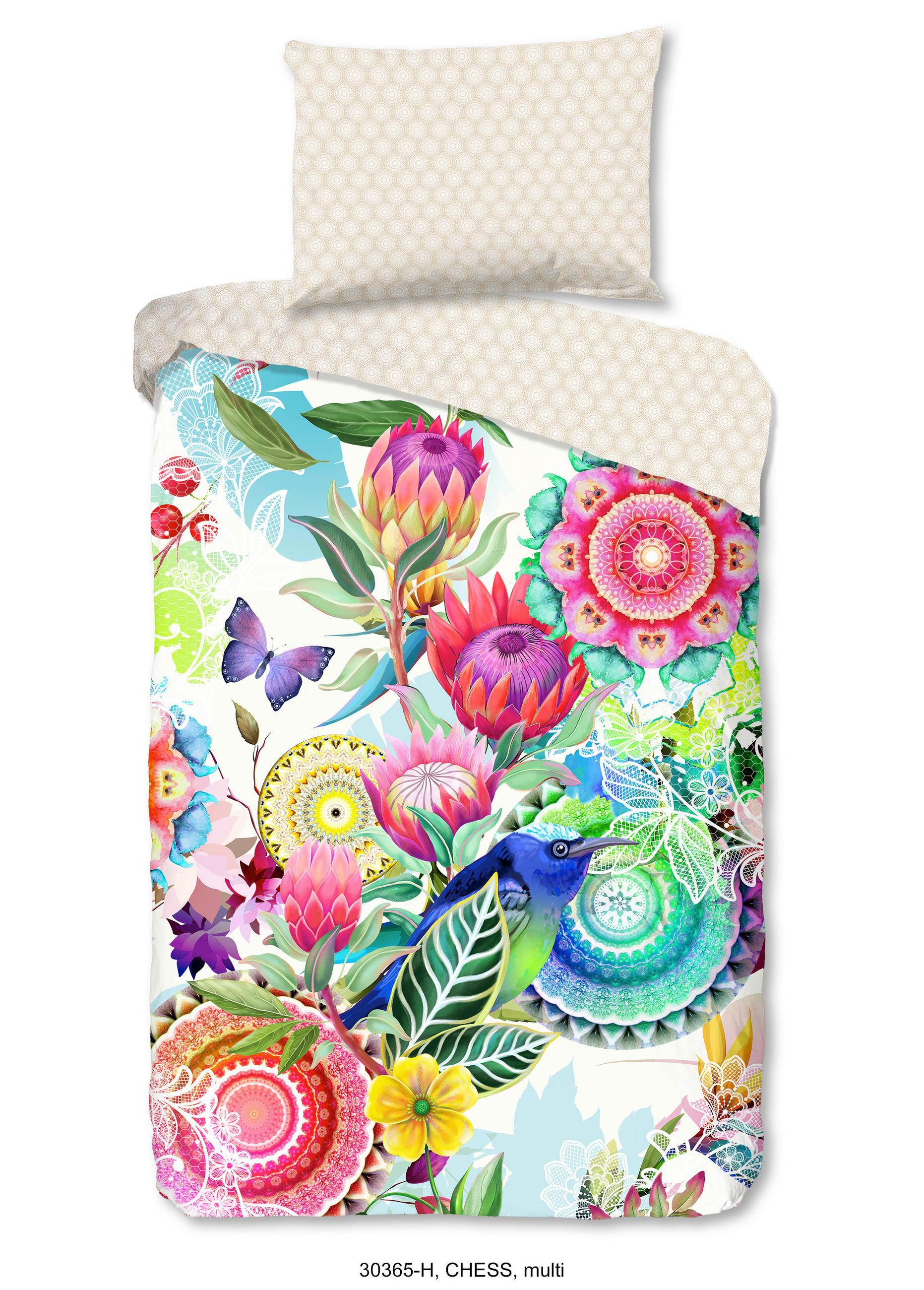 BETTWÄSCHE HIP Satin 140/200 cm  - Multicolor, LIFESTYLE, Textil (140/200cm)