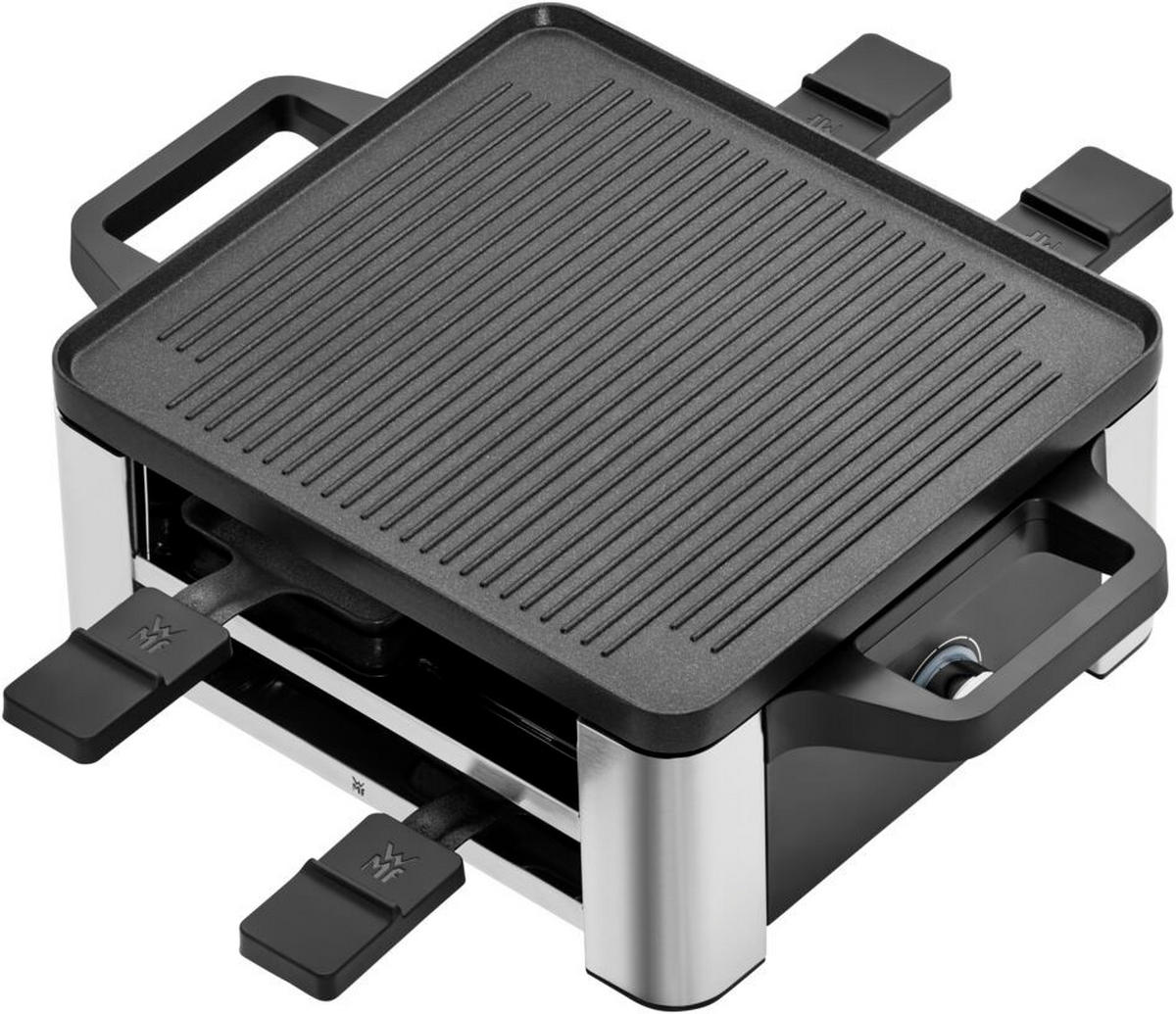 RACLETTE-GRILL Lono  - Silberfarben/Schwarz, Design, Metall - WMF