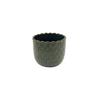 ÜBERTOPF - Grün, Natur, Keramik (16,5/14,5cm) - Ambia Home