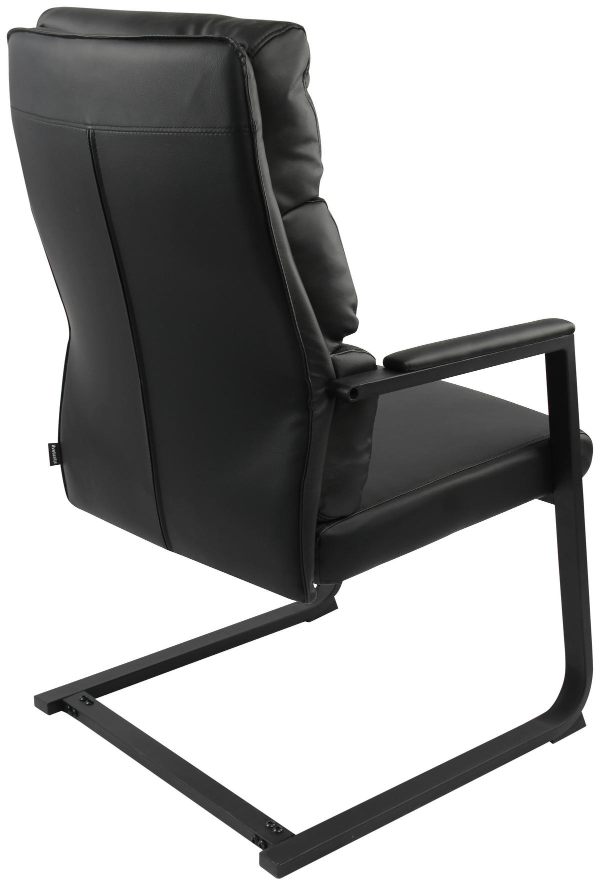 KONFERENČNÍ ŽIDLE - černá, Moderní, kov/textil (53/73/52cm) - Livetastic