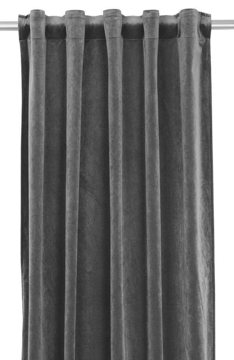 FERTIGVORHANG  black-out (lichtundurchlässig)   135/320 cm 2 Stück  - Dunkelgrau, Basics, Textil (135/320cm) - Svanefors