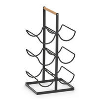 WEINREGAL  - Schwarz, Basics, Metall (23/20/46cm) - Zeller Present