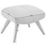HOCKER in Textil Hellgrau - Eschefarben/Hellgrau, Design, Holz/Textil (48/43/57cm) - Carryhome HOCKER in Textil Hellgrau - Eschefarben/Hellgrau, Design, Holz/Textil (48/43/57cm) - Carryhome