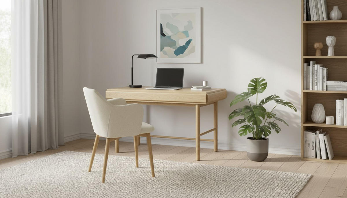 SCHREIBTISCH  Naturfarben  - Naturfarben, MODERN, Holz/Holzwerkstoff (120/75/60cm) - MID.YOU