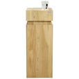 BEISTELLTISCH in Holz 30/30/80 cm  - Eichefarben, MODERN, Holz (30/30/80cm) - Linea Natura