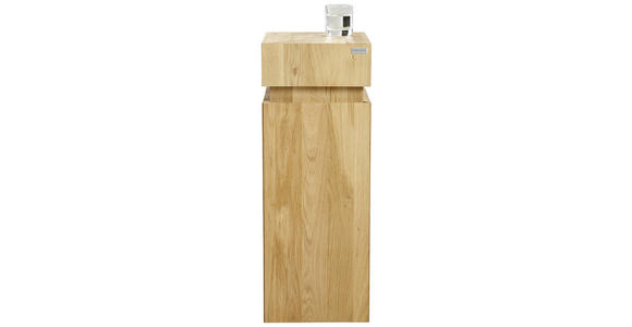 BEISTELLTISCH in Holz 30/30/80 cm  - Eichefarben, MODERN, Holz (30/30/80cm) - Linea Natura