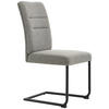 SCHWINGSTUHL  in Eisen Webstoff  - Hellgrau/Schwarz, Design, Textil/Metall (48/98/63cm) - Novel
