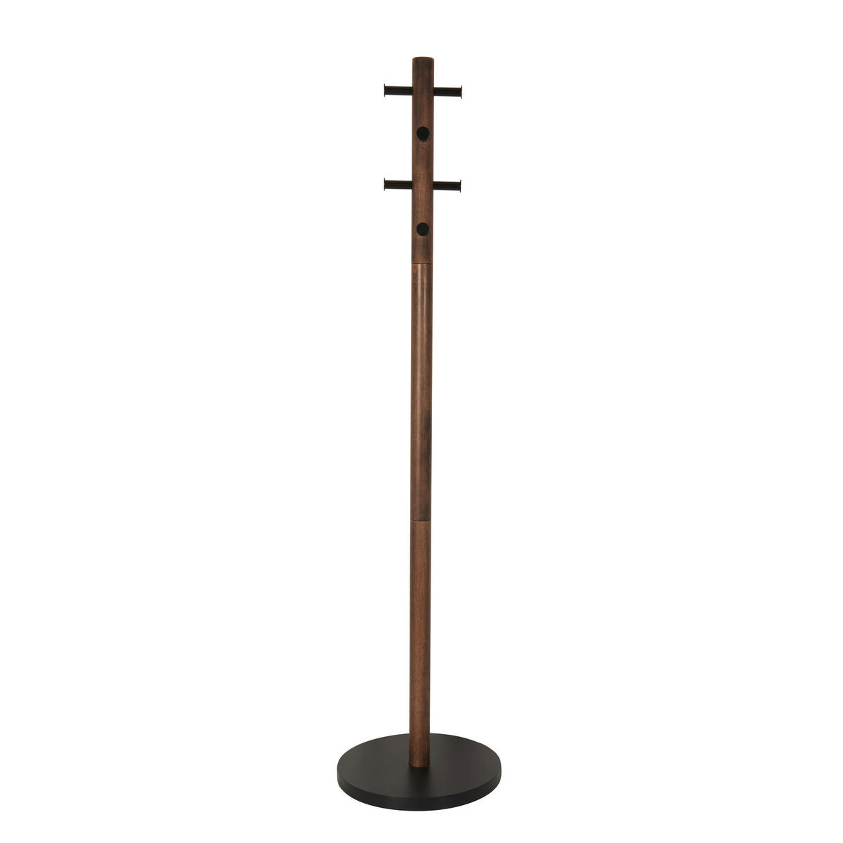 ŠATNÍ STOJAN - tmavě hnědá, Basics, dřevo (51/165cm) - Umbra