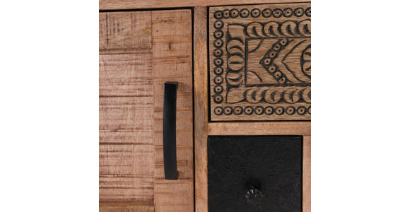 KOMMODE in 95/80/43 cm - Schwarz/Braun, Design, Holz/Holzwerkstoff (95/80/43cm) - Landscape