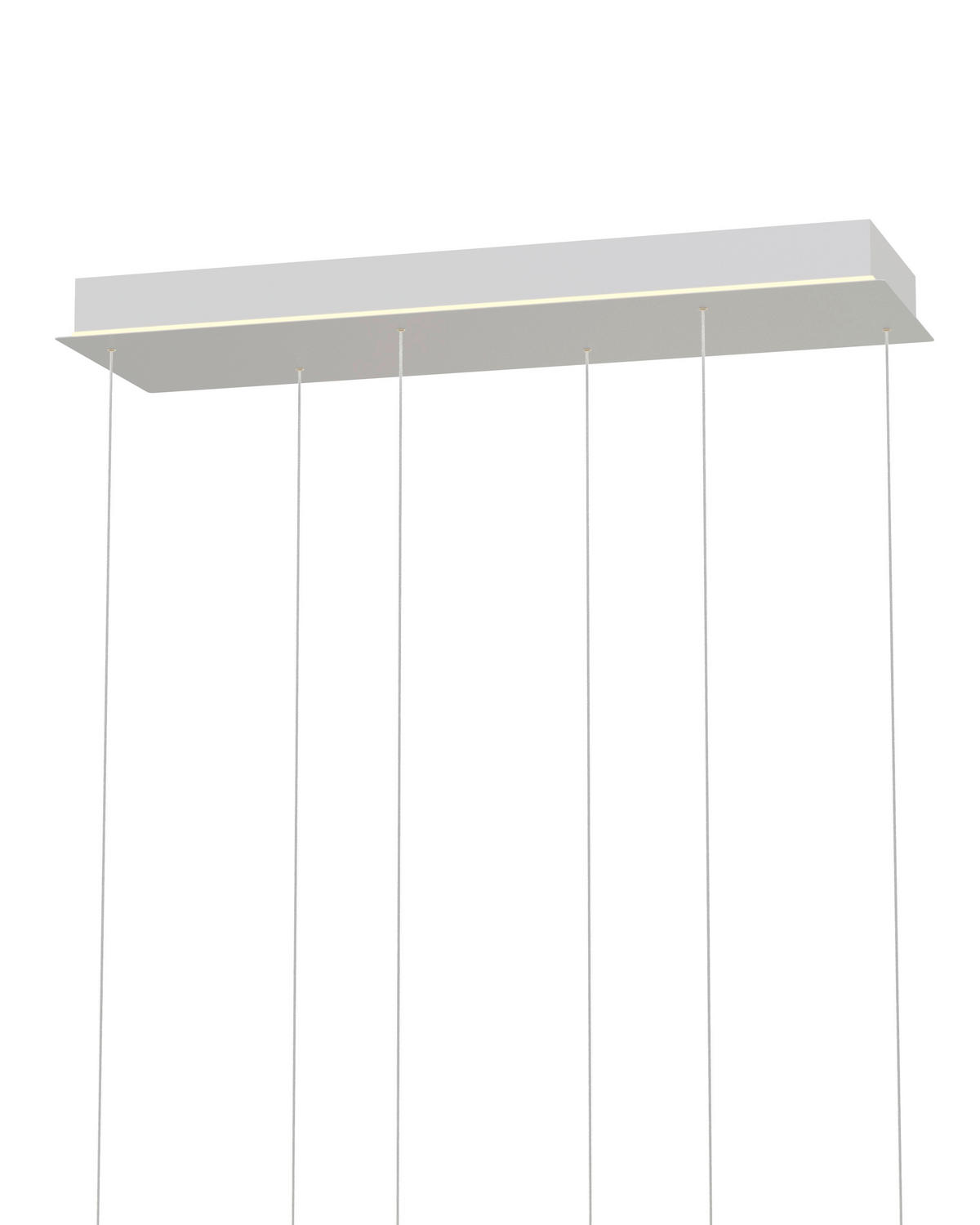 LED-HÄNGELEUCHTE 76/25/180 cm  - Weiß, Design, Metall (76/25/180cm)