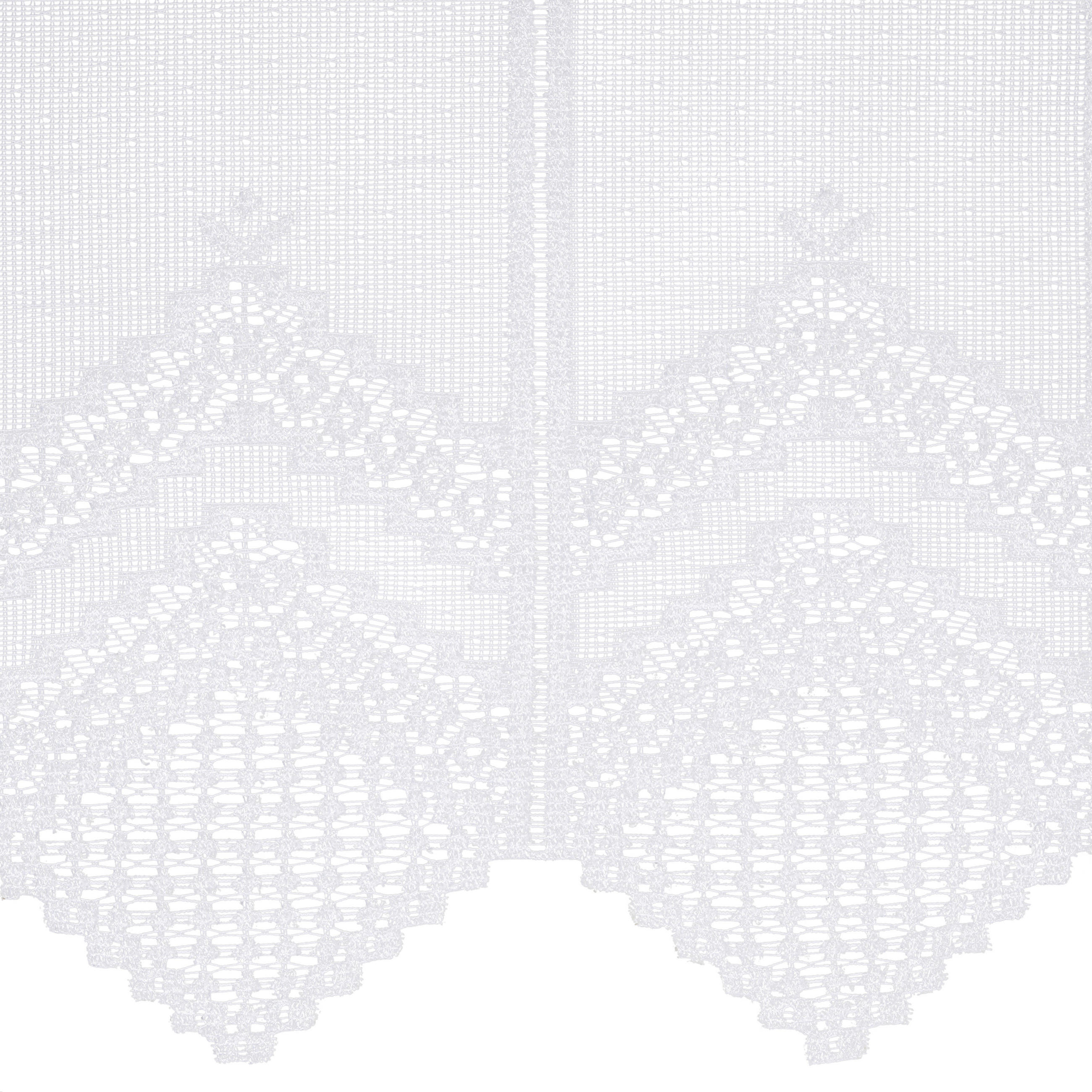 ZÁCLONA, polopriehľadné, 45 cm - biela, Konventionell, textil (45cm) - Esposa