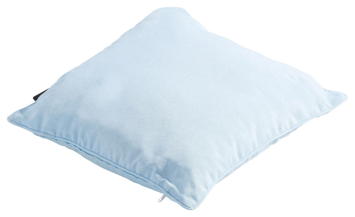 ZIERKISSEN in Hellblau Uni  - Hellblau, Basics, Textil (45/45/8cm)