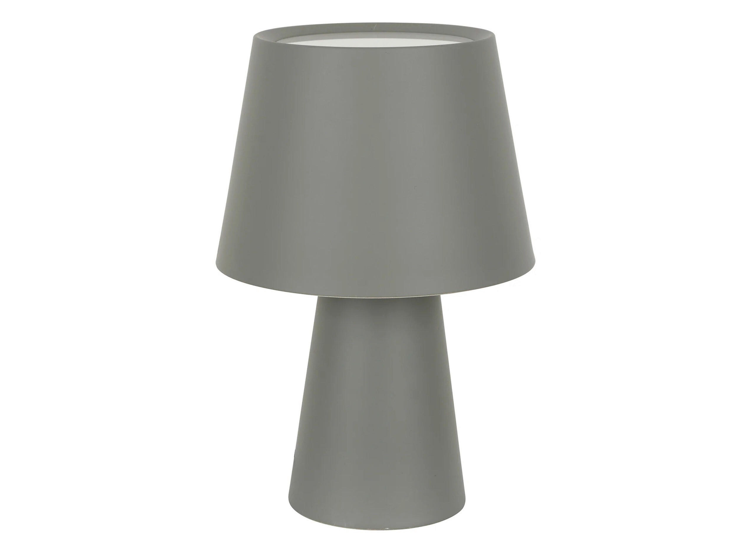 BORDSLAMPA Harris 23/35,5/23 cm   - grå, Design (23/35,5/23cm)
