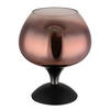 TISCHLEUCHTE - Klar/Schwarz, Basics, Glas/Metall (15/20,5cm) - Globo