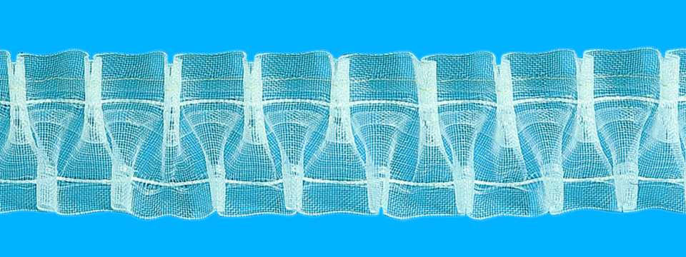 SMOKK BEHÚZÓSZALAG  - áttetsző, Basics, textil (5cm)