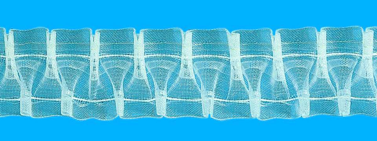 SMOKK BEHÚZÓSZALAG  - áttetsző, Basics, textil (5cm)