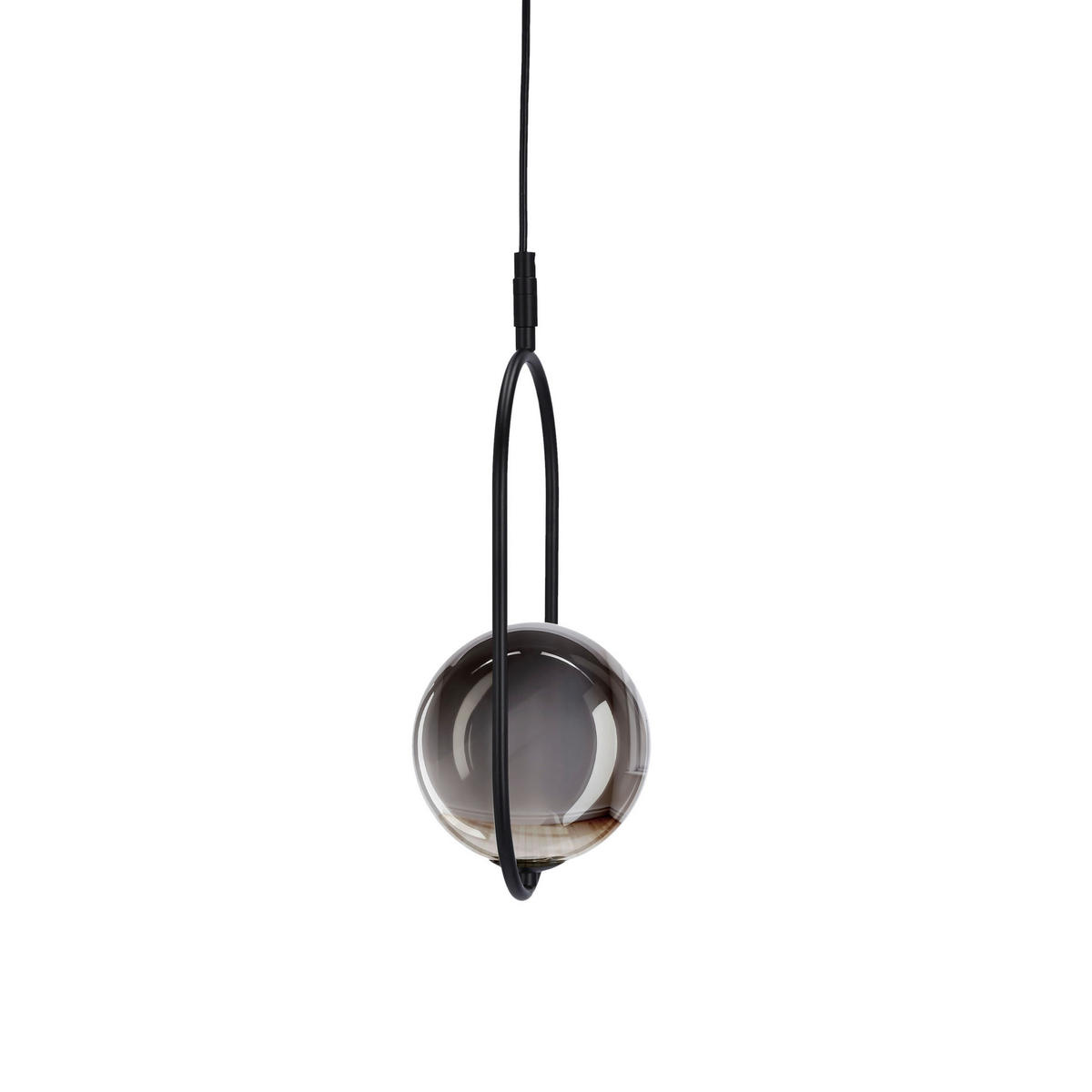 PENDELLEUCHTE 18.5/14/120 cm  - Graphitfarben/Schwarz, Design, Metall (18.5/14/120cm)