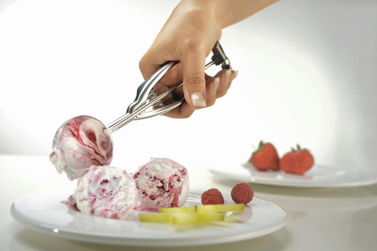 ŽLICA ZA SLADOLED  Gepalina 22,5/6,2/2,8 cm                  - barve nerjavečega jekla, Basics, kovina (22,5/6,2/2,8cm) - Gefu