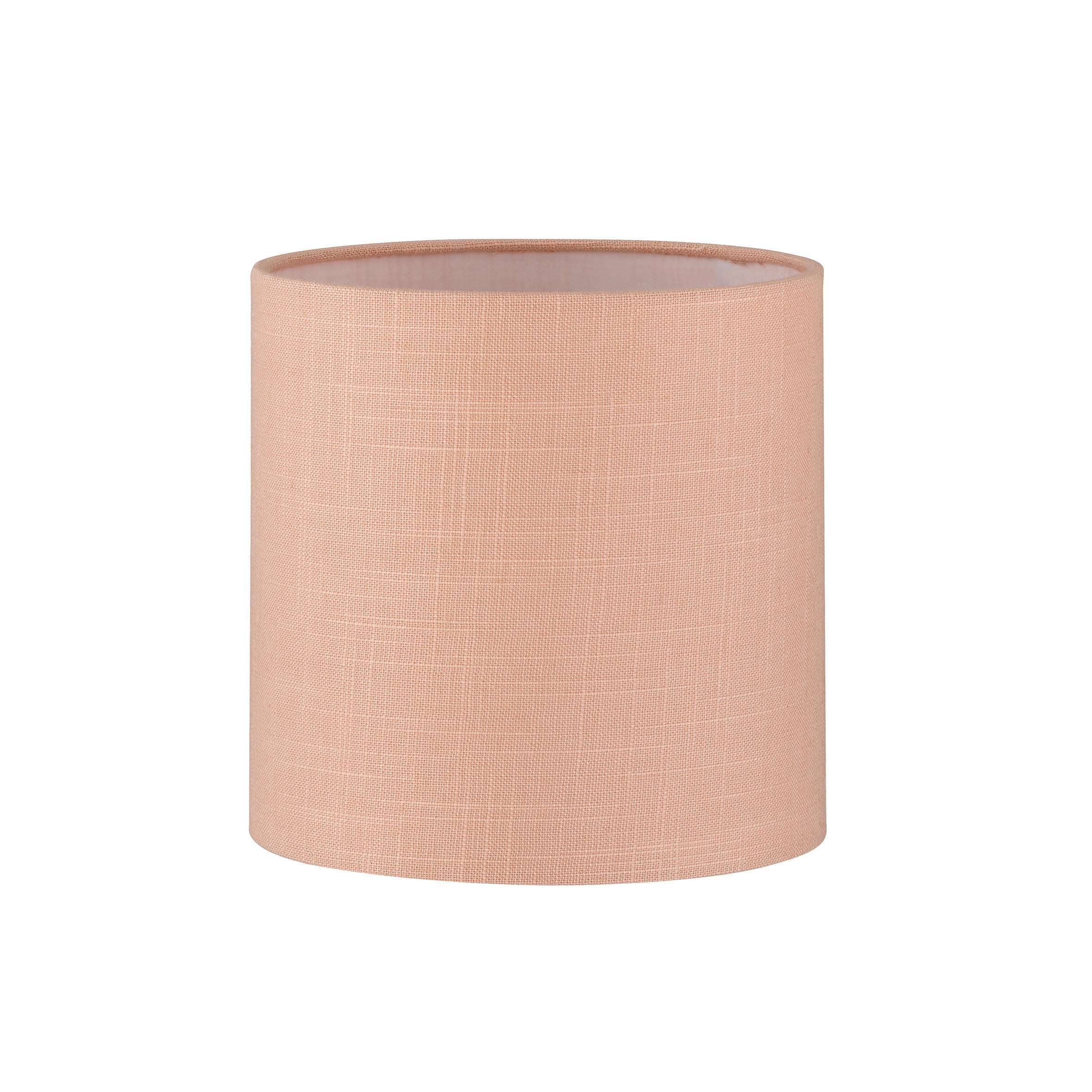 LAMPSKÄRM Modular M 18/18 cm   - vit/rosa, Basics, textil (18/18cm) - Fischer & Honsel
