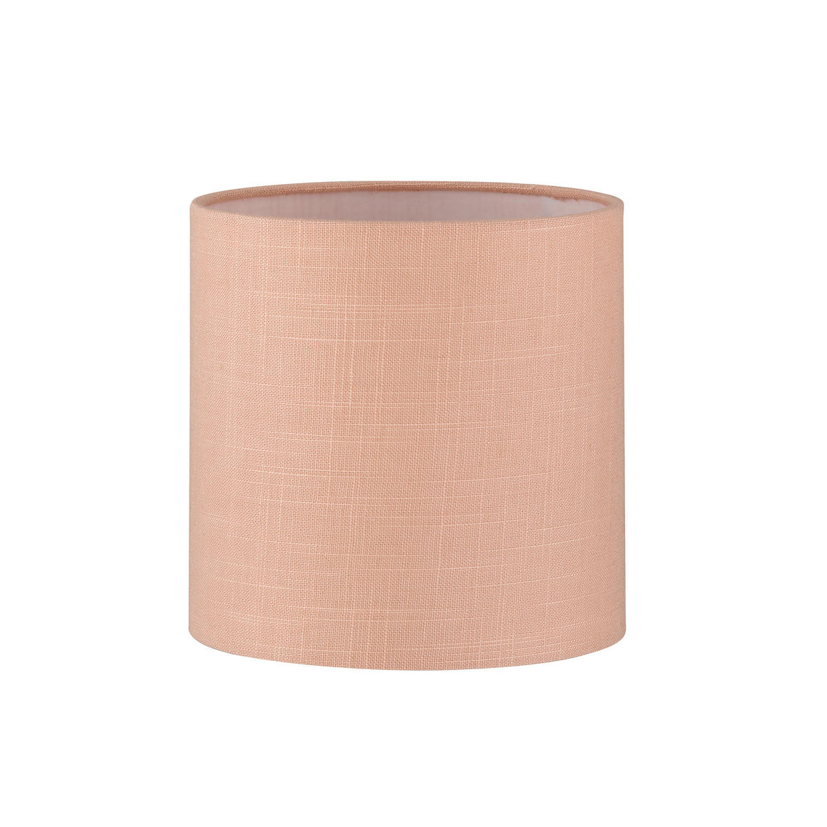 LAMPSKÄRM Modular M 18/18 cm   - vit/rosa, Basics, textil (18/18cm) - Fischer & Honsel