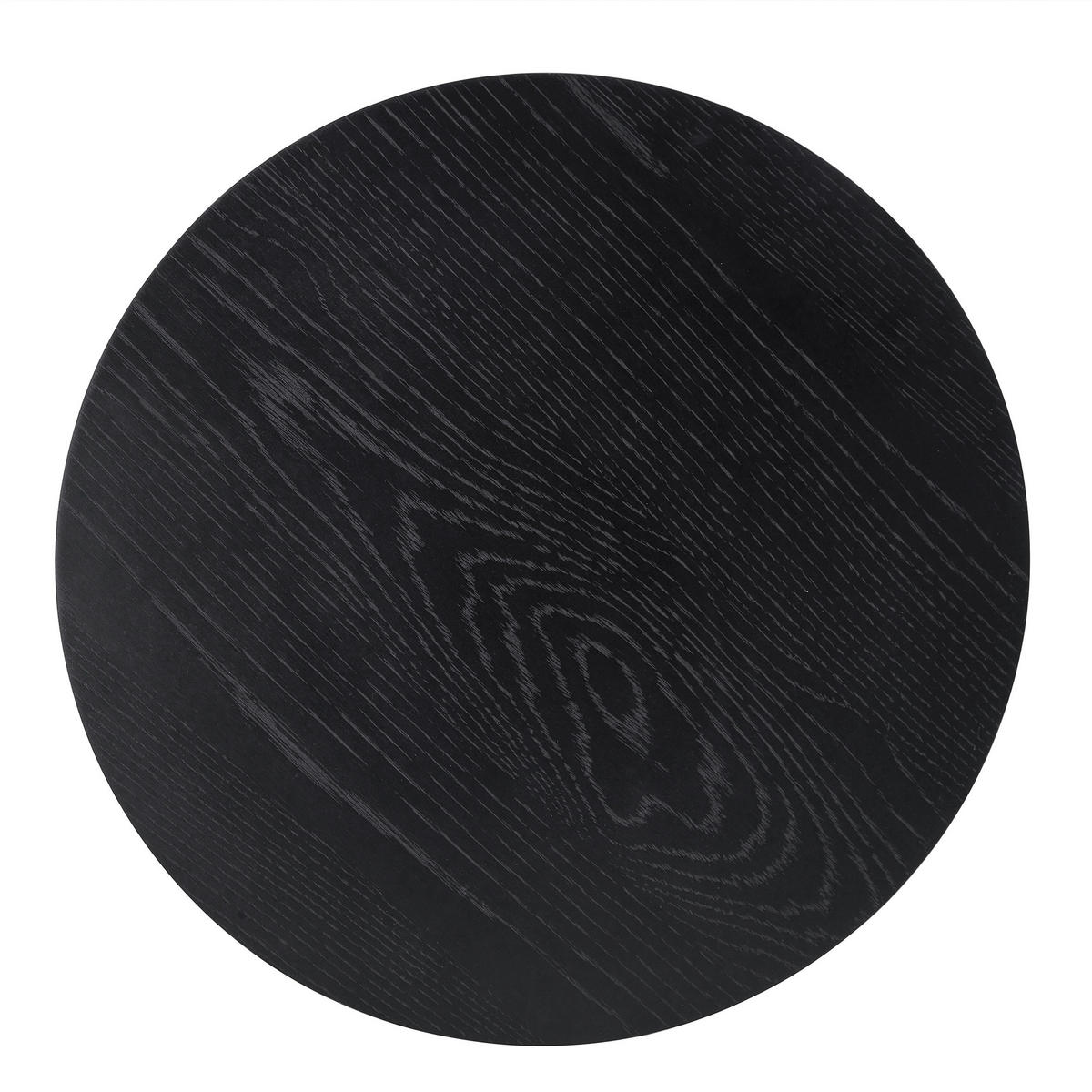 ODKLÁDACÍ STOLEK, dub, černá - černá, Moderní, dřevo/kompozitní dřevo (50/50/40cm) - home24