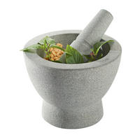 MÖRSERSET  - Grau, Basics, Stein (17/13cm) - Gefu
