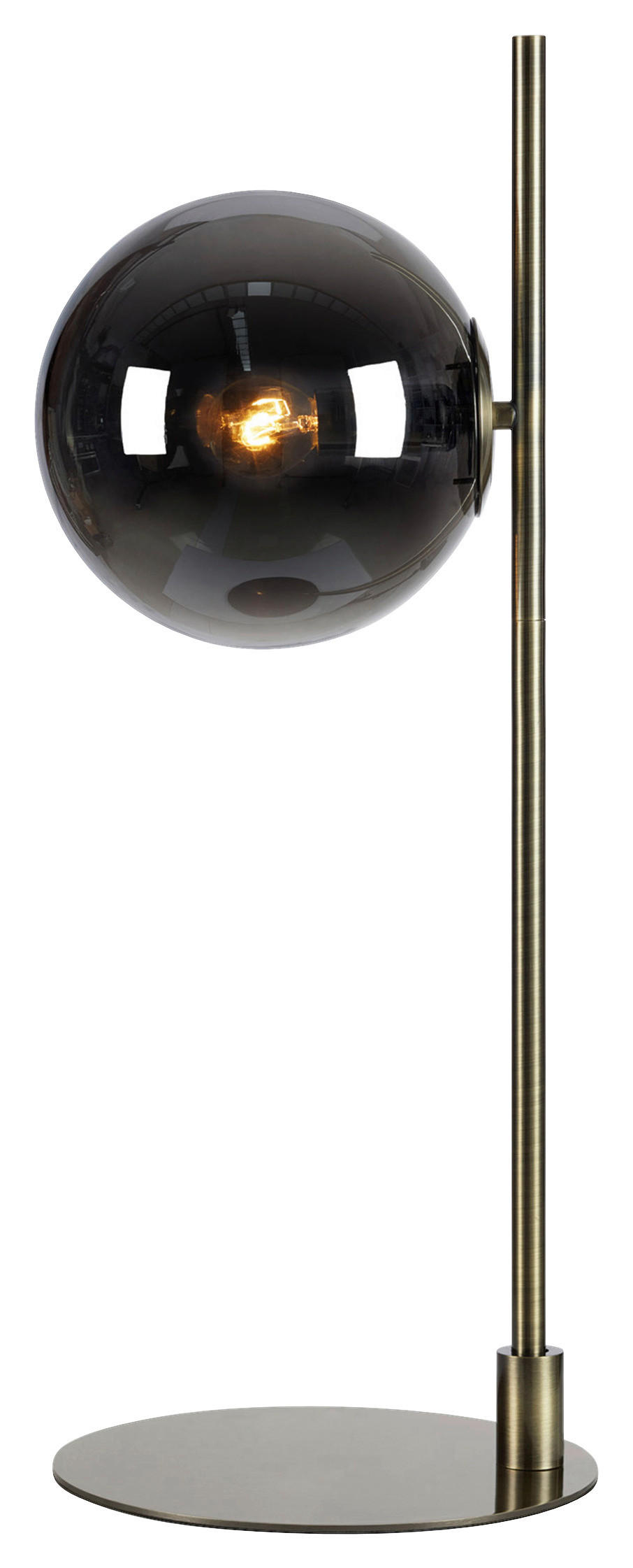 TISCHLEUCHTE DIONE 24/32.5/24 cm   - Grau, Basics, Glas/Metall (24/32.5/24cm) - Markslöjd