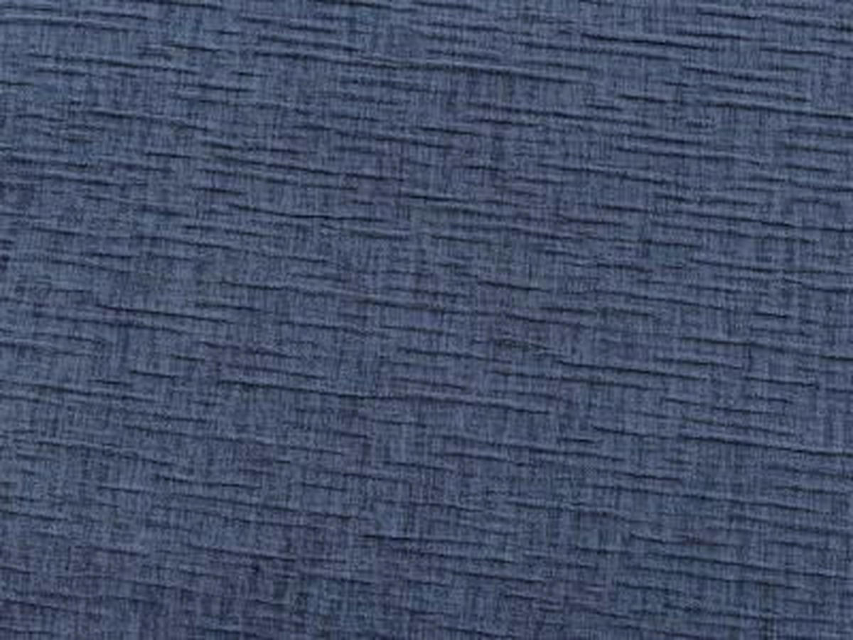 3-SITZER-SOFA LEONARD Struktur Dunkelblau  - Schwarz/Dunkelblau, MODERN, Kunststoff/Textil (274/77/109cm)