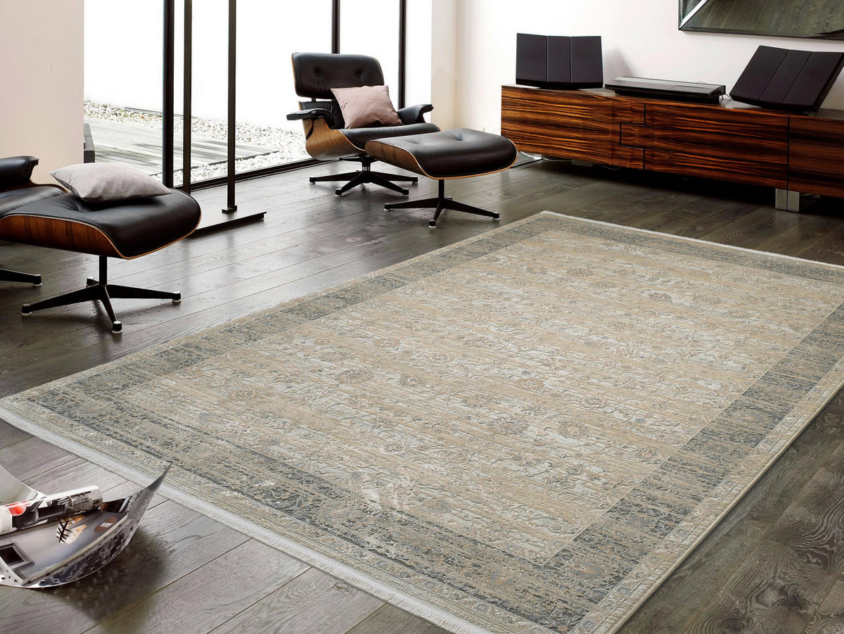 WEBTEPPICH 140/200 cm Ascona Beige, Grau  - Beige/Grau, LIFESTYLE, Textil (140/200cm) - Dieter Knoll