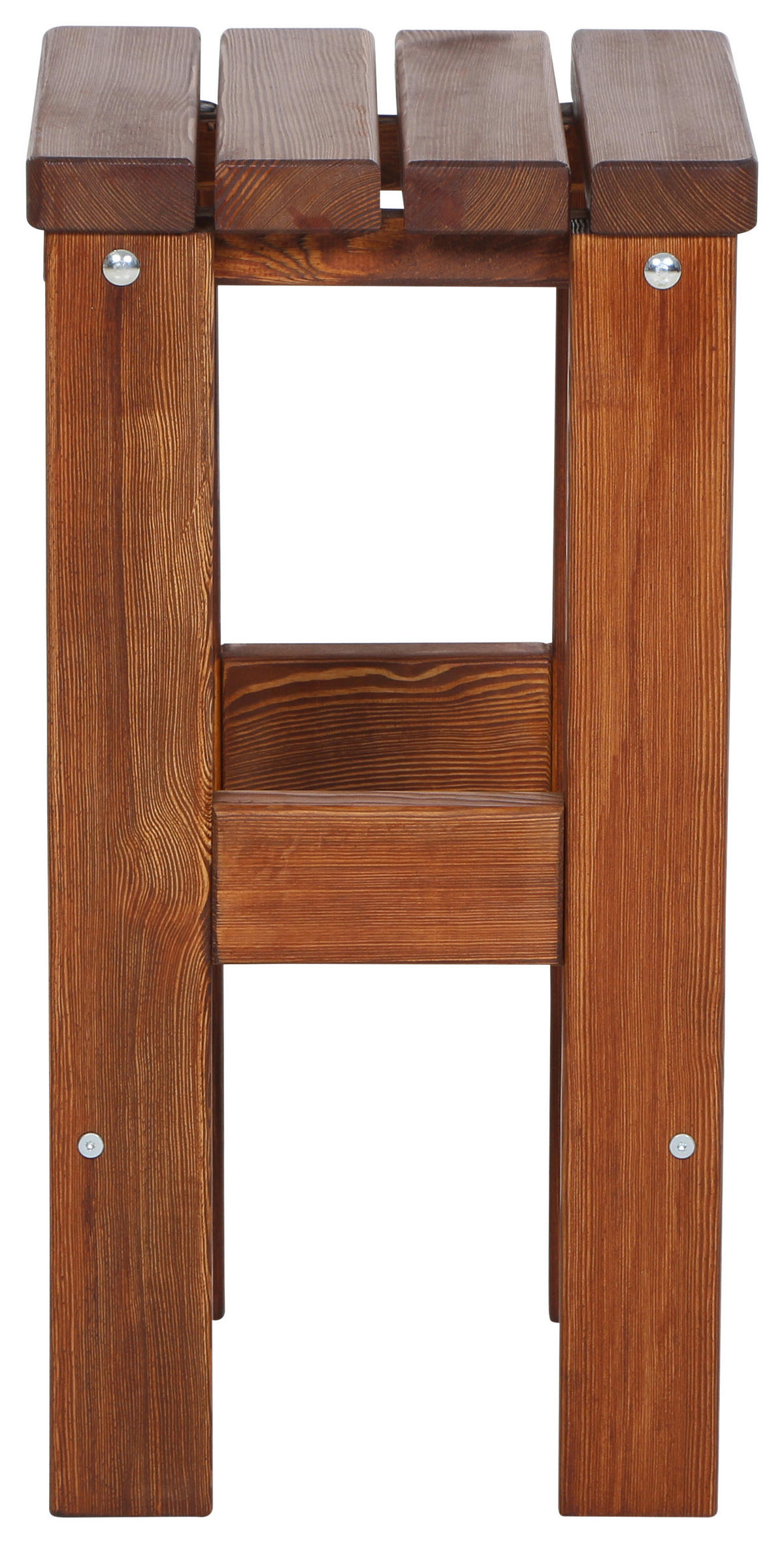 BARHOCKER in Braun  - Braun, Basics, Holz (39/76/39cm) - Gardenson