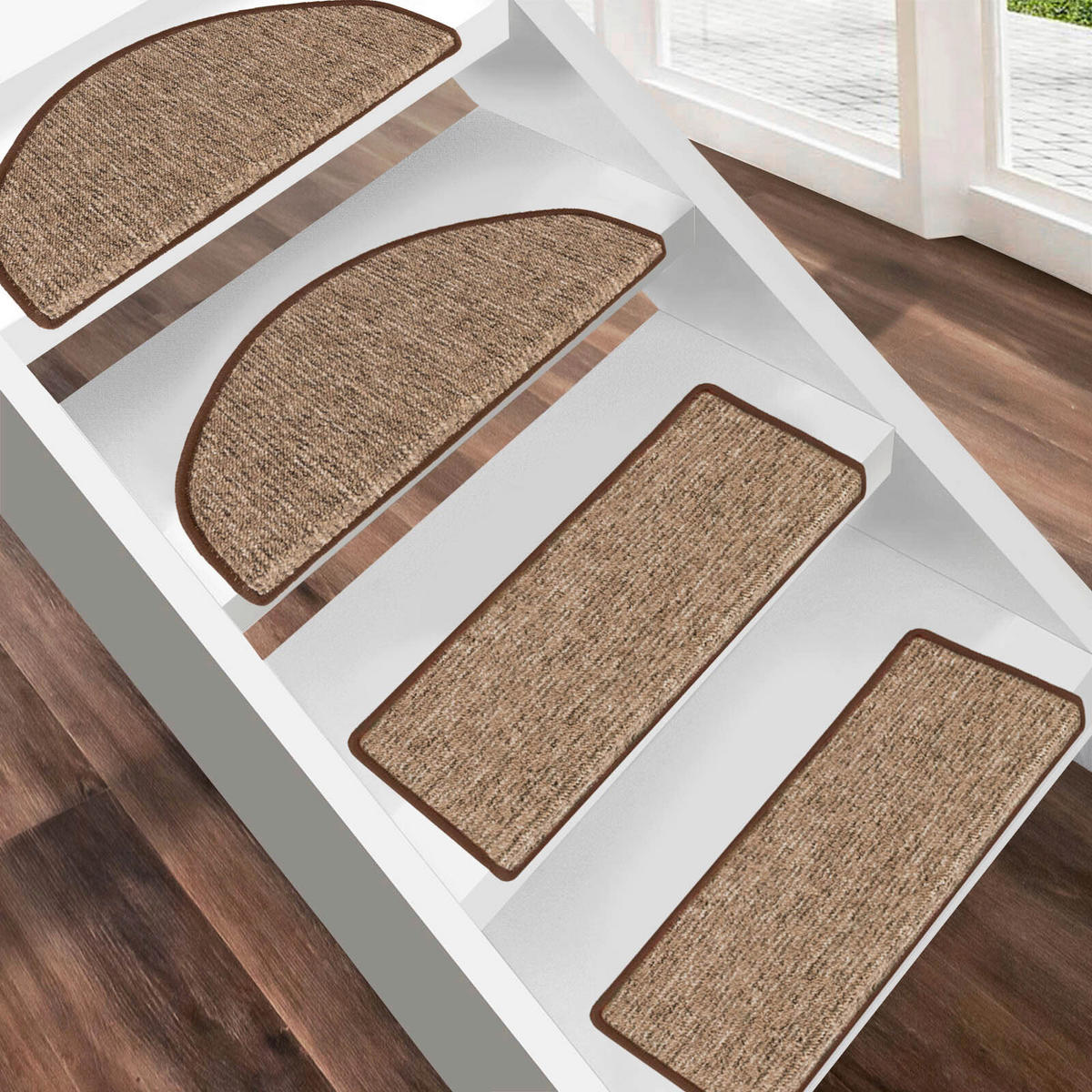 STUFENMATTE in Braun  - Braun, Basics, Textil (65/23.5cm) - Esposa