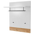 GARDEROBENPANEEL  in 90/116/29 cm  - Eichefarben/Weiß, Design, Holzwerkstoff (90/116/29cm) - Xora