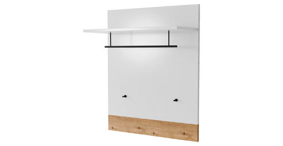 GARDEROBENPANEEL  in 90/116/29 cm  - Eichefarben/Weiß, Design, Holzwerkstoff (90/116/29cm) - Xora