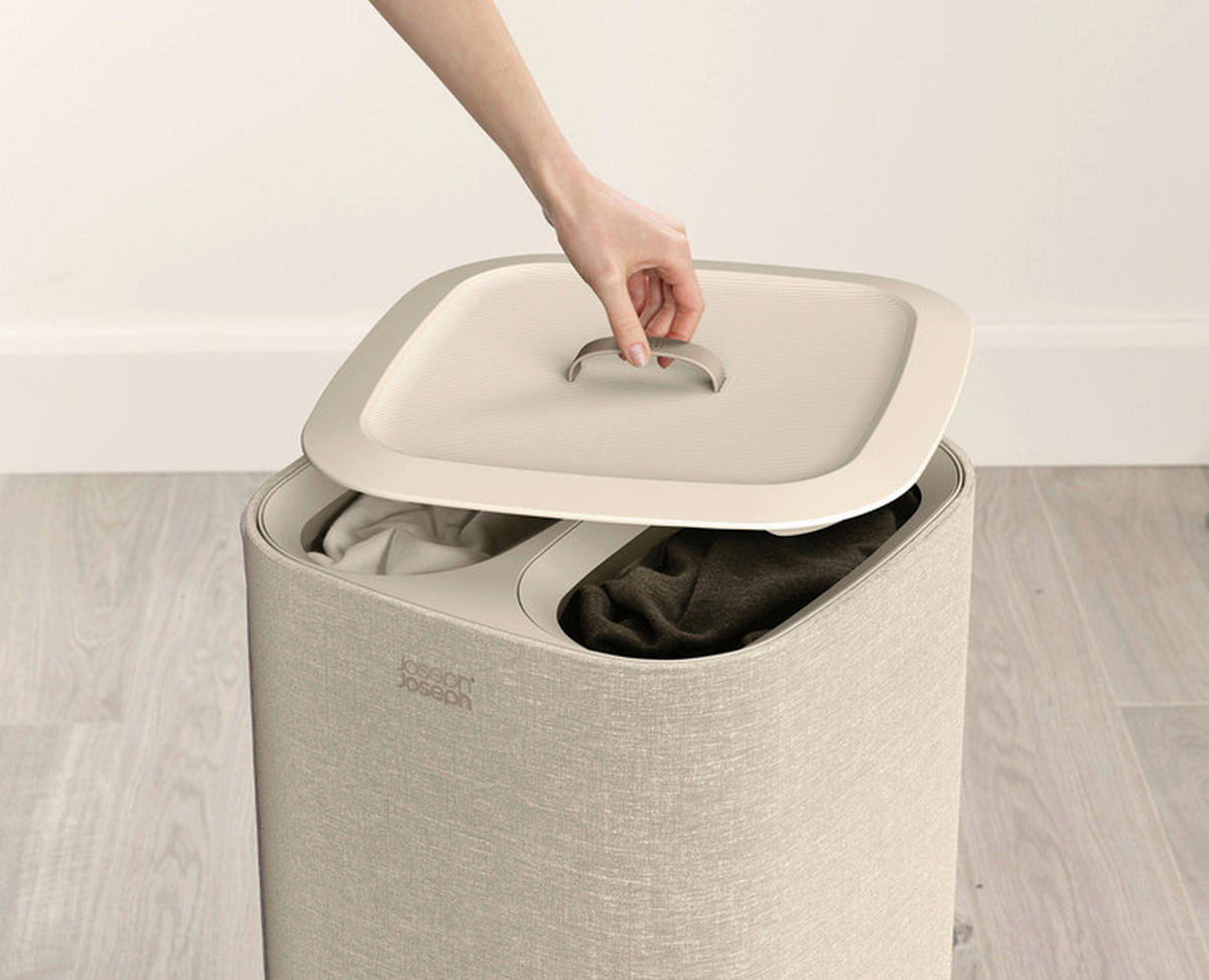 KOŠARA ZA RUBLJE      39,5/71/39,5 cm      - bež, Basics, prirodni materijali (39,5/71/39,5cm) - Joseph Joseph