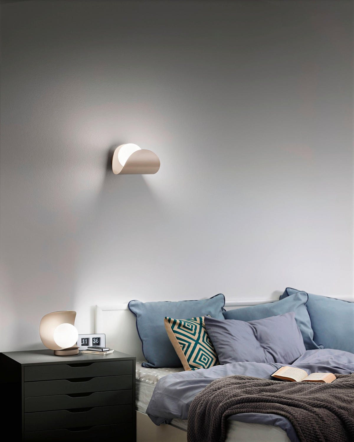 LED-WANDLEUCHTE Adria 16/16/18 cm   - Goldfarben, Basics, Glas/Metall (16/16/18cm) - Fabas Luce