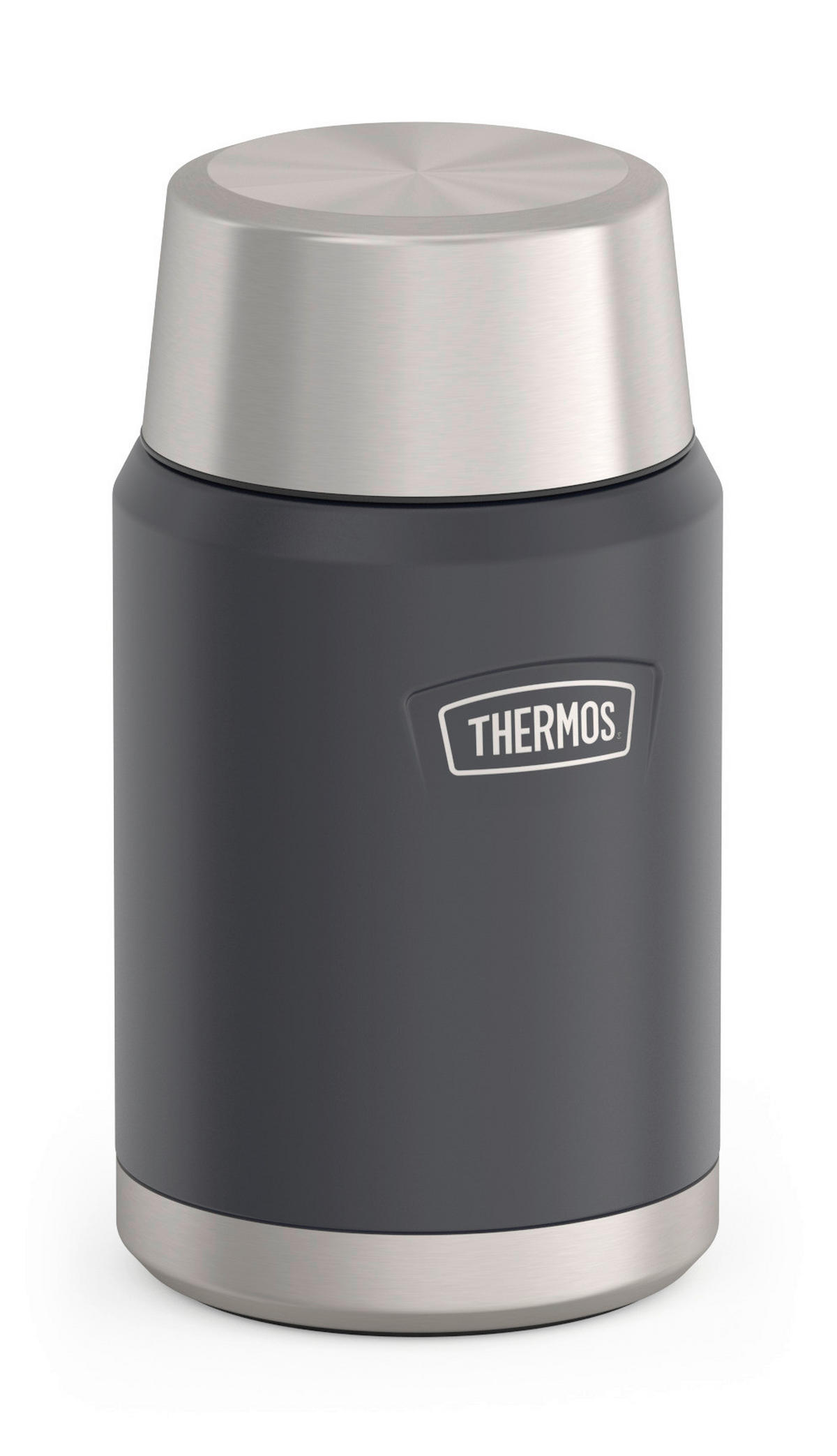 ISOLIERSPEISEGEFÄSS ICON 0,71 L  - Dunkelgrau, Basics, Metall (0,71l) - Thermos