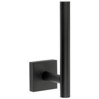DRŽÁK NA TOALETNÍ PAPÍR - černá, Basics, kov (4,5/14/6,6cm)