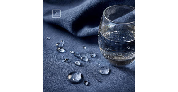 BOXSPRINGBETT 160/200 cm  in Blau  - Blau/Schwarz, KONVENTIONELL, Kunststoff/Textil (160/200cm) - Esposa