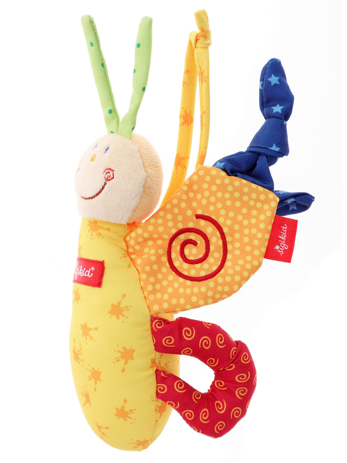 GREIFLING PlayQ  - Multicolor, Basics, Textil (6/17/3cm) - Sigikid