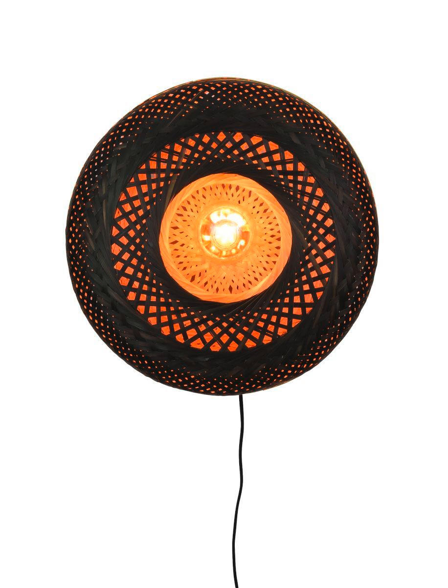 VÄGGLAMPA GOOD&MOJO 15/40/40 cm   - svart, Trend, trä (15/40/40cm) - Good & Mojo