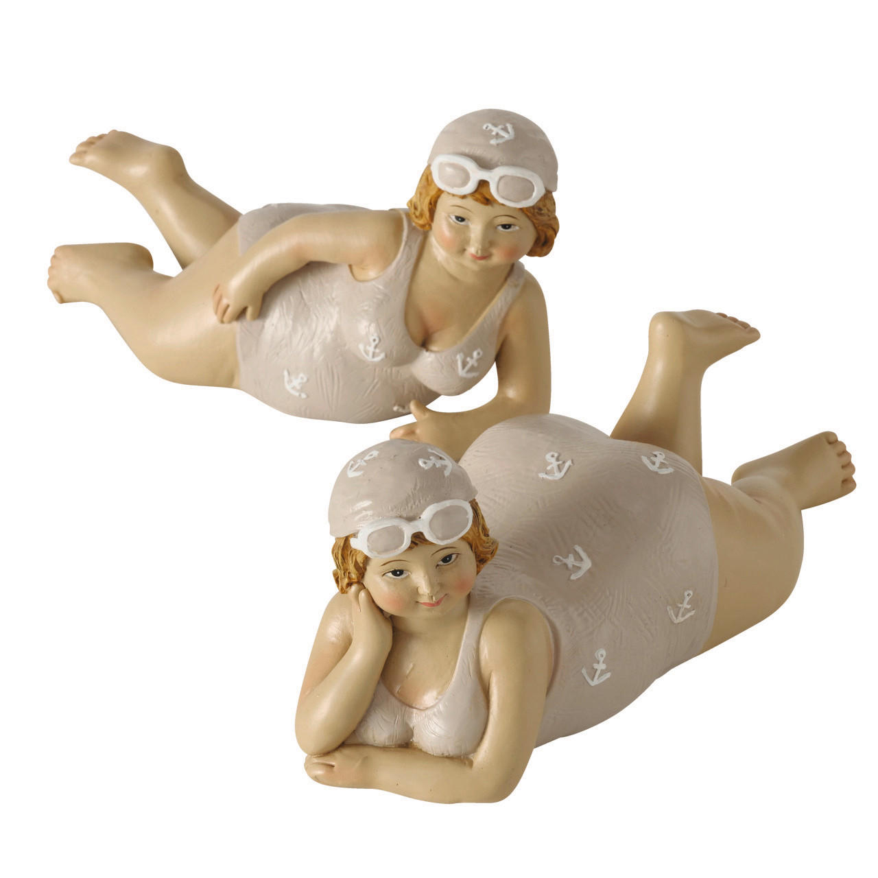 Dekofigur Dame H: 7 cm Aus Polyresin für Indoor