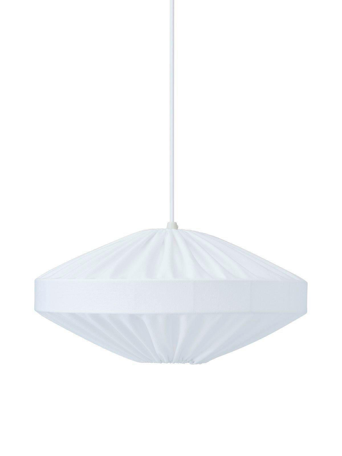 VISIACE SVIETIDLO, 38/146 cm  - biela, Basics, textil (38/146cm)