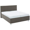 POLSTERBETT 180/200 cm  in Hellbraun  - Hellbraun/Weiss, Konventionell, Holz/Holzwerkstoff (180/200cm) - Beldomo - Sleep