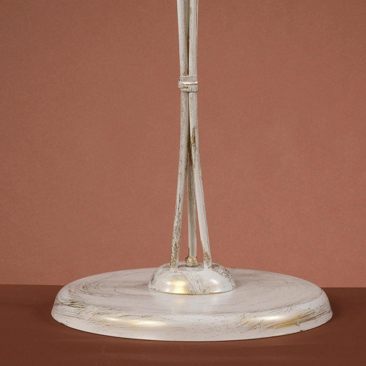 STEHLEUCHTE 42/30/168 cm    - Weiß, ROMANTIK / LANDHAUS, Glas/Metall (42/30/168cm)