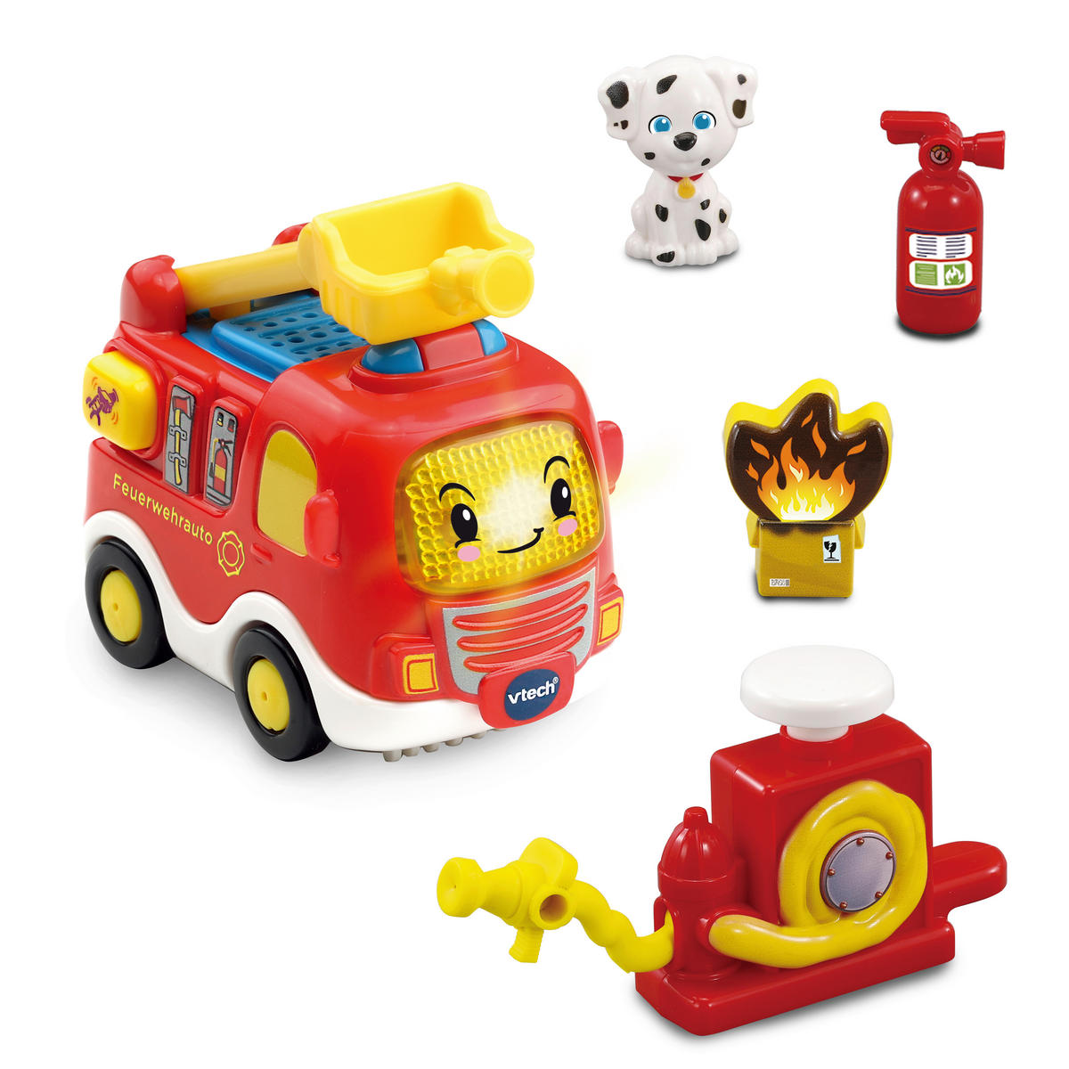 PARKGARAGE - Rot/Multicolor, Basics, Kunststoff (45/33/12,8cm) - Vtech