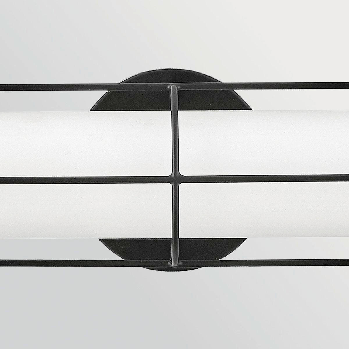 LED-WANDLEUCHTE Hinkley 11,4/61/13 cm  - Schwarz, Design, Glas/Metall (11,4/61/13cm) - Elstead Lighting