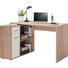 SCHREIBTISCHKOMBINATION - Eichefarben/Weiß, KONVENTIONELL, Holzwerkstoff (120/75/90cm) - Hom`in SCHREIBTISCHKOMBINATION - Eichefarben/Weiß, KONVENTIONELL, Holzwerkstoff (120/75/90cm) - Hom`in