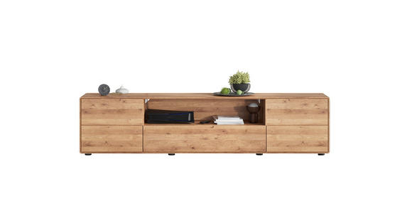 LOWBOARD  200/47/40 cm 1 Schublade(n)  - Wildeiche, KONVENTIONELL, Holz (200/47/40cm) - Linea Natura