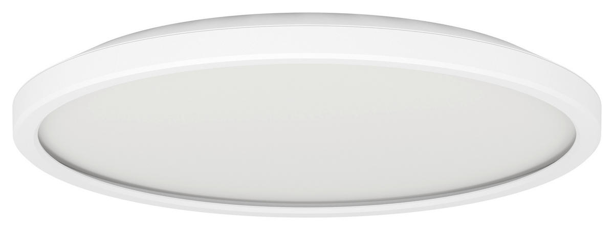 BADEZIMMER-DECKENLEUCHTE Curitiba 30/2,5 cm   - Weiß, Basics, Kunststoff (30/2,5cm) - Celina