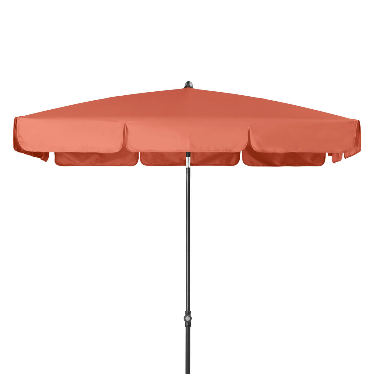SONNENSCHIRM  185/120 cm  - Anthrazit/Terracotta, Basics, Textil/Metall (185/120cm) - Doppler